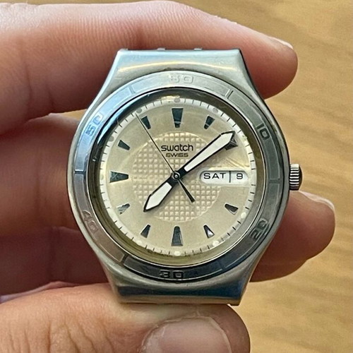 Swatch Irony Big (YGS738) watch used men's quartz
