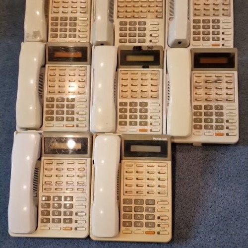 Panasonic wired home phones used, models KX-T7033X, KX-T7130, KX-T7030, KX-TSC11EXV