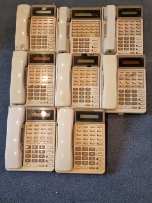 Panasonic wired home phones used, models KX-T7033X, KX-T7130, KX-T7030, KX-TSC11EXV
