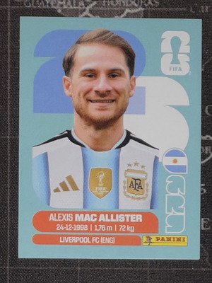 Panini Fifa World Cup 2026 Alexis Mac Allister sticker new collectible