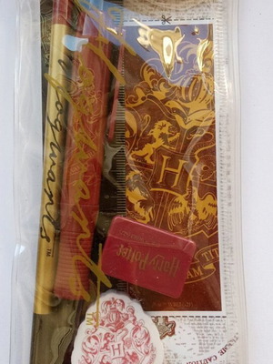 Harry Potter Stationary Pouch Writing Set new
