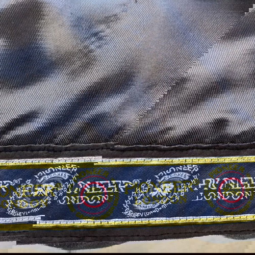 PIONEER αυθεντικό δερμάτινο ανδρικό μπουφάν μέγεθος 48 μεταχειρισμένο καφέ