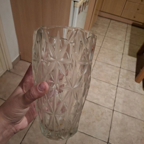 Crystal vase like new for flowers