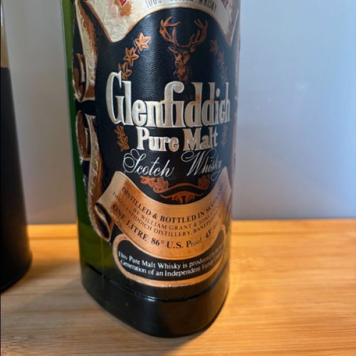 Glenfiddich Pure Malt 1L 43% Vintage 1970s Speyside Single Malt
