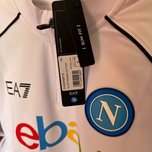 Napoli Fc 1/4 Training Jersey new, size XL