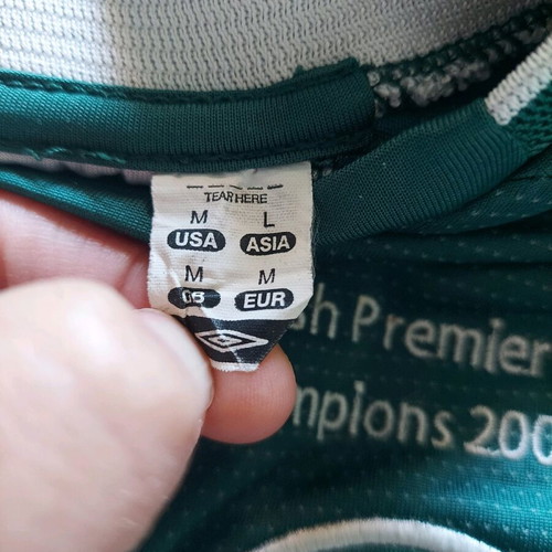 Αντρική αθλητική μπλούζα Celtic FC 2004-05 Away Umbro vintage σαν καινούργια