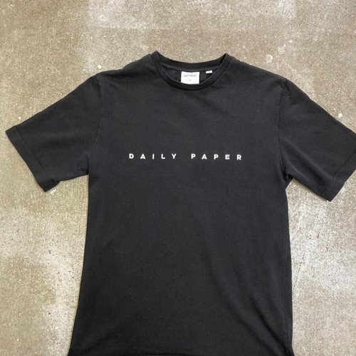 Daily Paper T-shirt Big Logo, XS, black