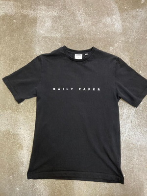 Daily Paper T-shirt Big Logo, XS, black