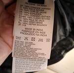 Diesel leather jacket used, size Small, black