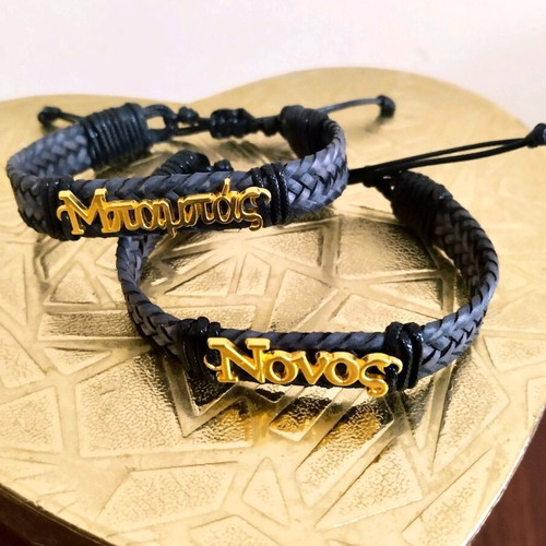 Handmade baptism bracelets for family members in various colors