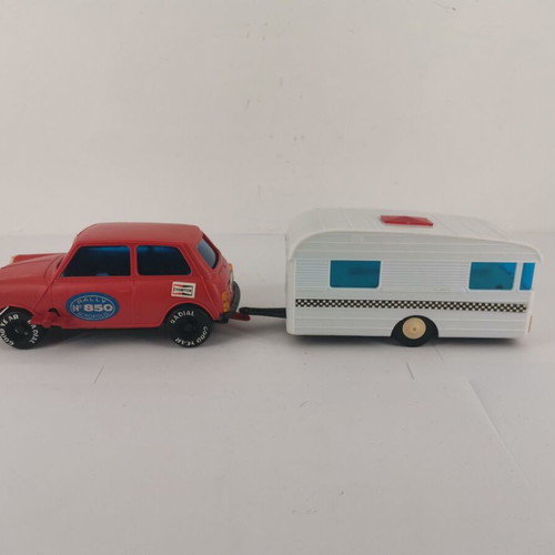 Toy car used Greek vintage 1977 celluloid
