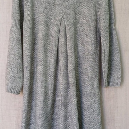 Helmi knitted dress light gray like new, size S