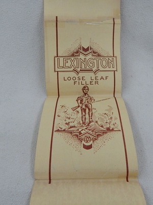 Lexington Loose Leaf Filler poster used
