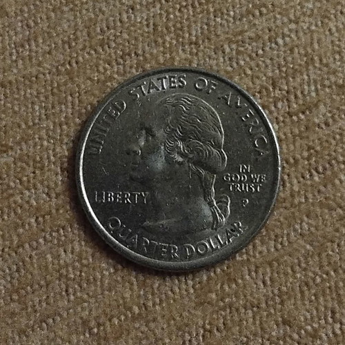 America Quarter Dollar "P" Washington 2000 commemorative coin like new