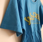 Friends Wah-Pah! T-shirt, medium, blue and yellow