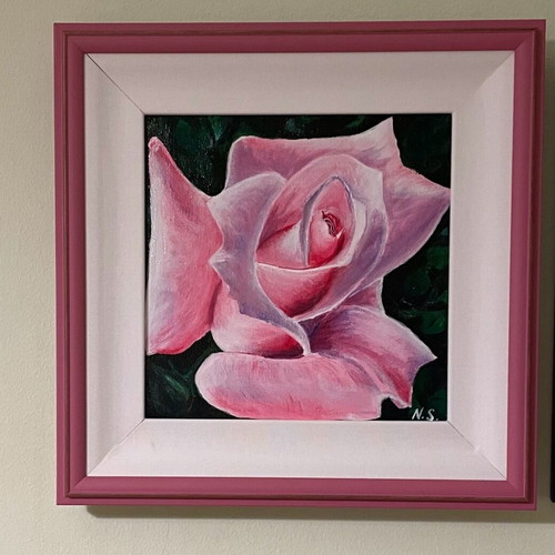 Painting with mat and frame without glass new