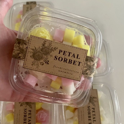 Petal Sorbet handmade scented wax melts 50gr, new