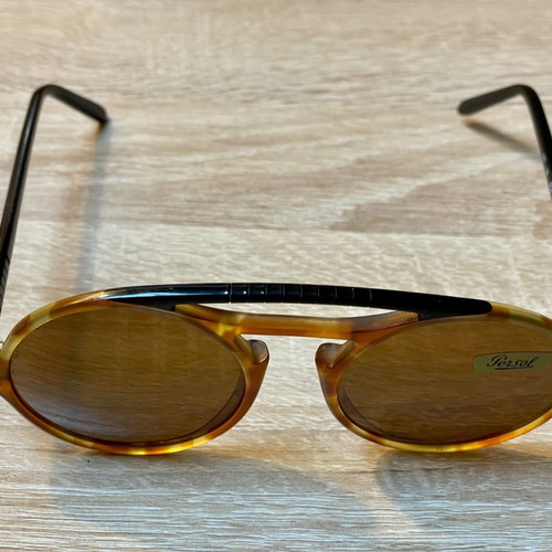 Persol Ratti 650 80 Meflecto NOS new vintage stock 1970, black brown
