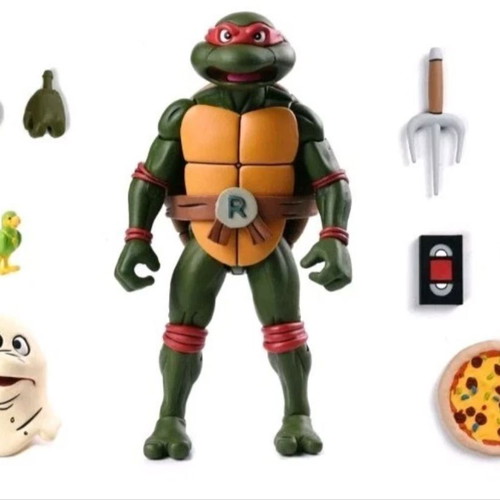 NECA Ultimates TMNT VHS Set Leonardo Raphael Michaelangelo Donatello New