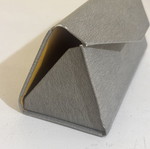El Greco folding hard glasses case gray like new
