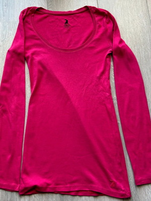 Women's top pink long sleeve like new, size S