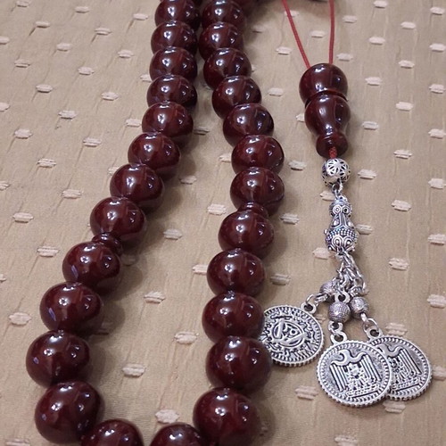Bakelite komboloi worry beads, Damascus 1998