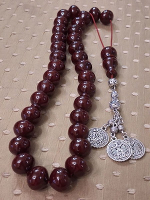 Bakelite komboloi worry beads, Damascus 1998