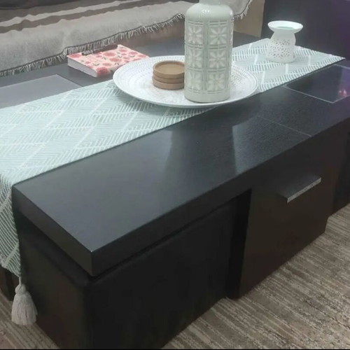 Coffee table used 1.20x80 with 2 stools and 2 side tables