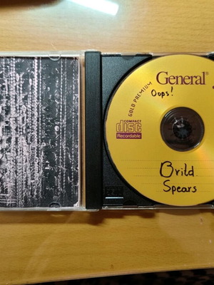 Britney Spears Oops CD used, non-authentic