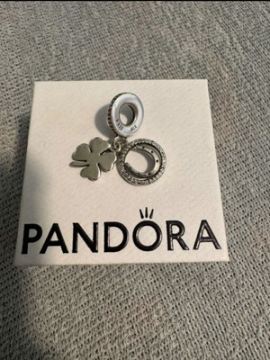 Pandora luck symbol charm, silver