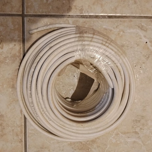 Coaxial cable RG6 new, 30 meters roll