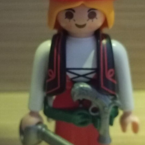 Playmobil Woman Revolution of 1821 like new, custom