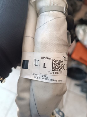Αριστερή κουρτίνα αερόσακος για Nissan Micra K14 '17-'24 σαν καινούργιο