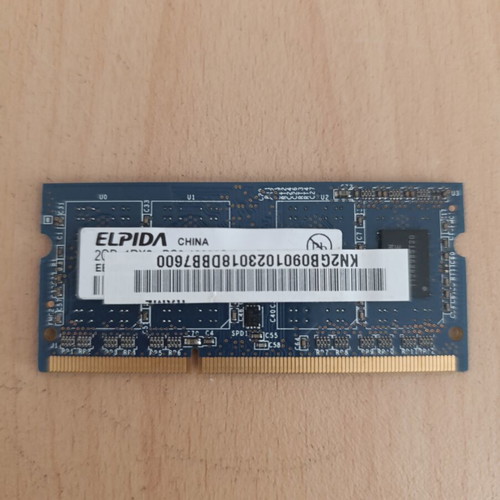 Elpida 2GB DDR3 RAM for laptop