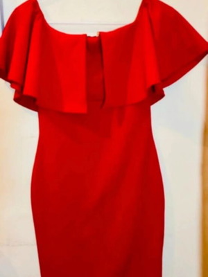 Smile dress red like new