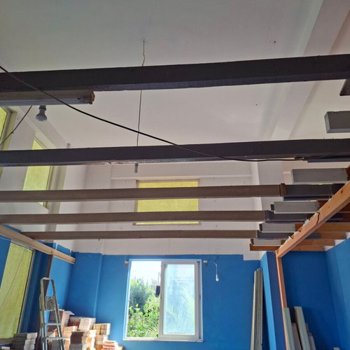 Wooden planks and tongue and groove planks, used