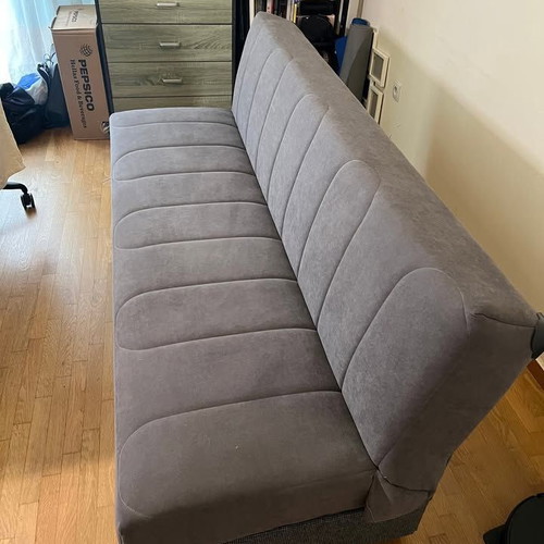 Sofa bed three-seater like new with storage space