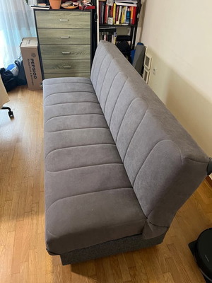 Sofa bed three-seater like new with storage space
