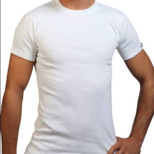 Men's tank tops new, pack of 3, Free Move, white, 100% cotton