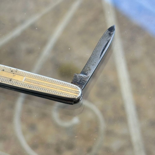 Richards Sheffield England vintage pocket paper cutter used