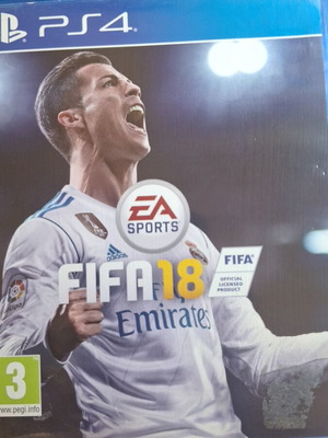 FIFA 18 PS4 like new, sports game