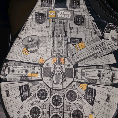 Original collector's LEGO ZipBin Star Wars Millennium Falcon bag used
