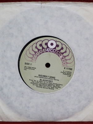 Blackfoot Highway Song / Fly Away βινύλιο μεταχειρισμένο 7" single 1982
