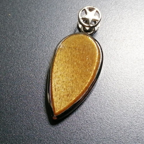 Silver pendant 925 with high-quality heliotrope, new
