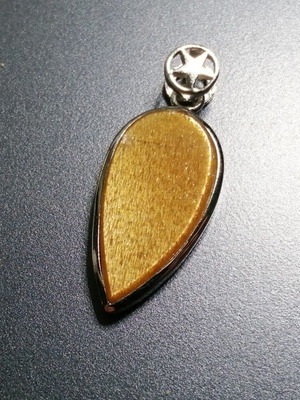 Silver pendant 925 with high-quality heliotrope, new