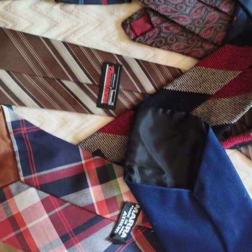 10 ties, assorted designs and colors