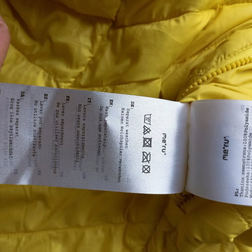 Meru women's jacket like new, yellow, size S
