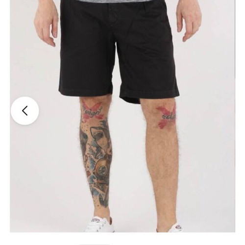Replay cotton black men's shorts XL new