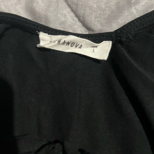 Black Terranova bodysuit size L like new with sleeve detail
