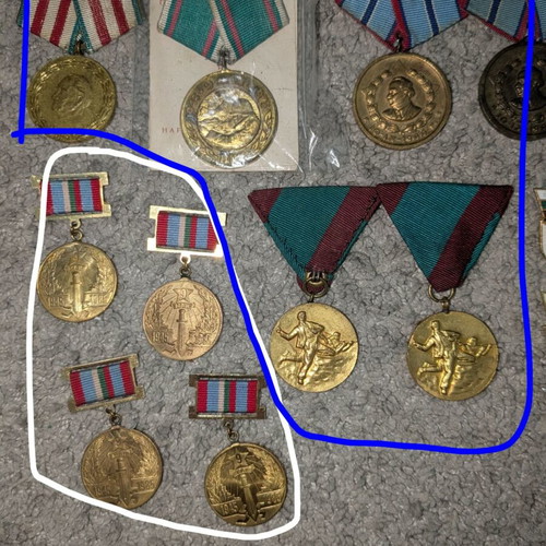 Socialist Bulgarian Orders used, collector's set